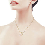Pavé Hicks Wrapped in Primordial Necklace