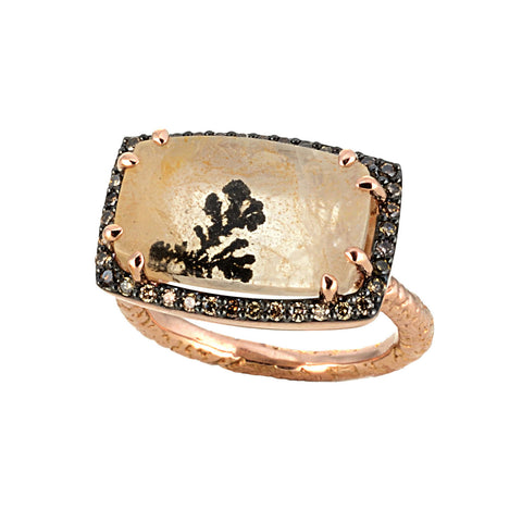 Dendritic Rose Gold Ring